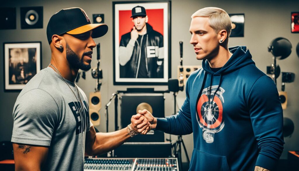 Eminem Support for Denaun Porter