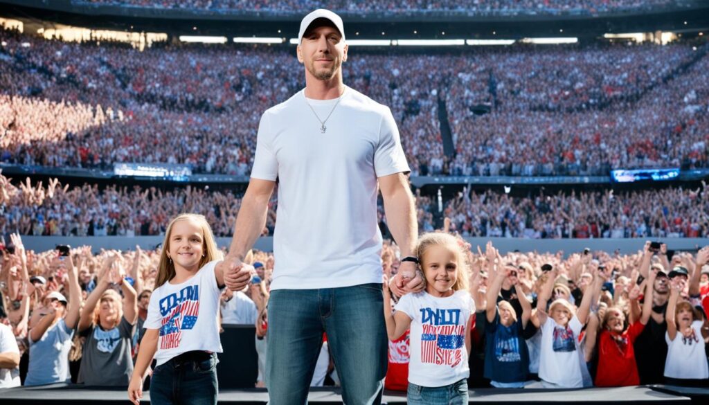 Eminem and his daughters