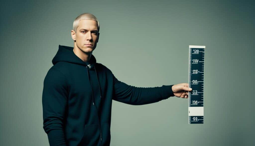 eminem height and weight