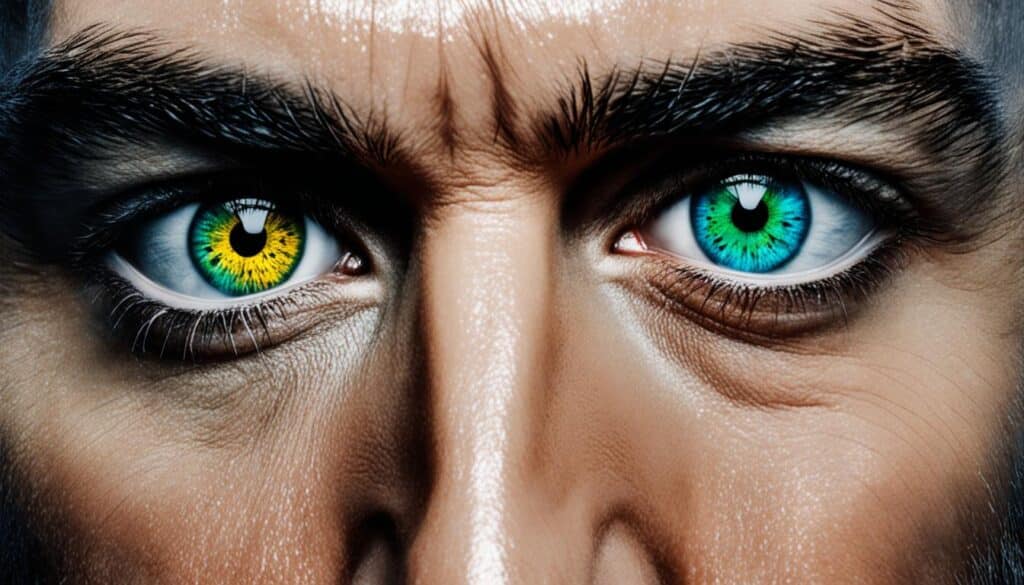 eminem's eye color controversy