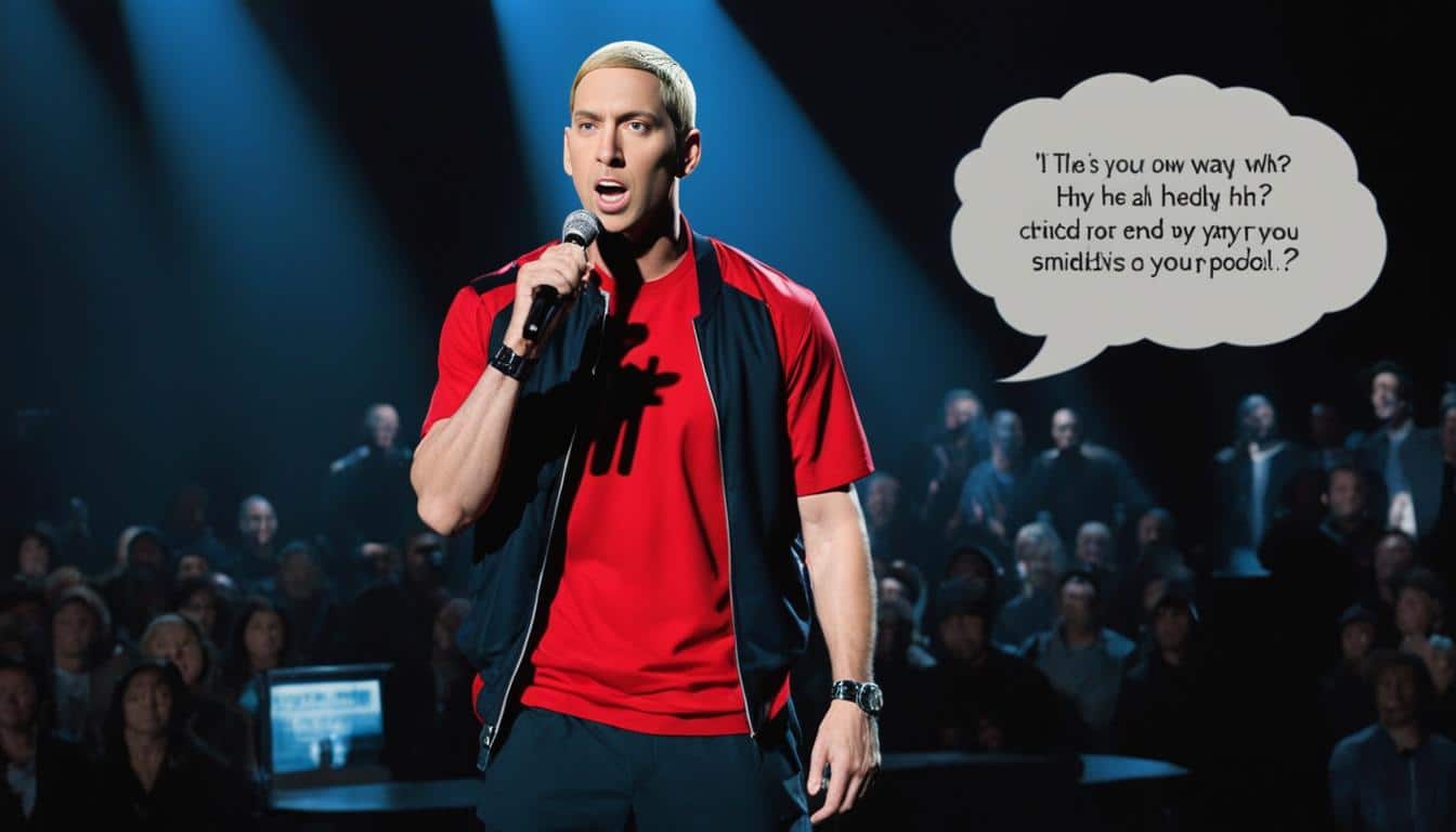 is eminem in funny people